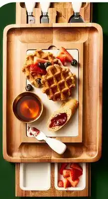 Walmart Planche Hecef en acacia avec plateau offer