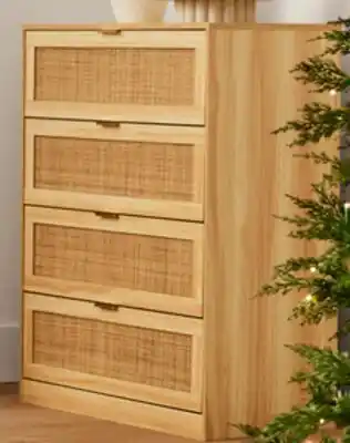 Walmart Commode Fraser de Anko en rotin offer