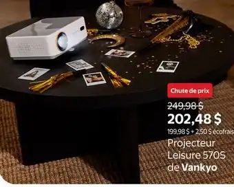 Walmart Projecteur Leisure 570S de Vankyo offer