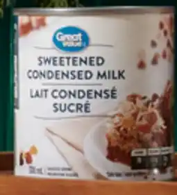 Walmart Lait condense sucré Great Value offer