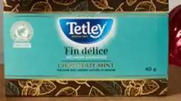 Walmart Paq. de 20 cu 24 sachets de thé de spécialité Fin délice de Tetley offer