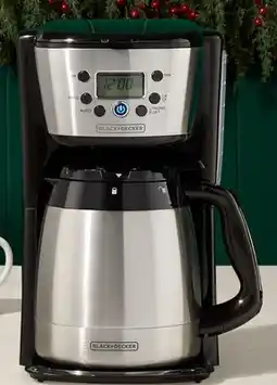 Walmart Cafetière isotherme Black + Decker 12 tasses offer