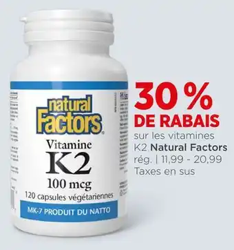 Avril Vitamines K2 offer