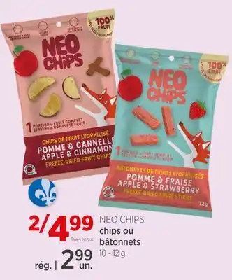 Avril Chips ou bâtonnets offer