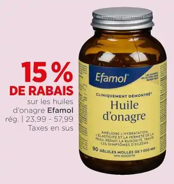 Avril Huiles d'onagre offer