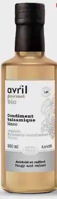 Avril Condiment balsamique blanc bio offer