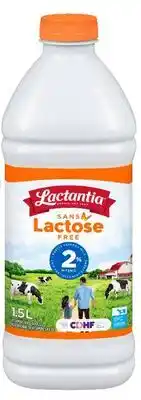 Avril lait 2% ou 3,25 %M.G. sanslactose offer