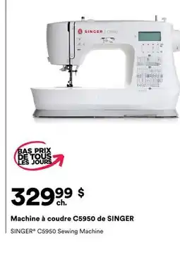 Michaels Machine à coudre C5950 de SINGER offer