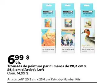 Michaels Trousses de peinture par numéros de 20,3 cm x 25,4 cm d'Artist's Loft offer