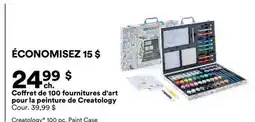 Michaels Coffret de 100 fournitures d'art pour la peinture de Creatology offer