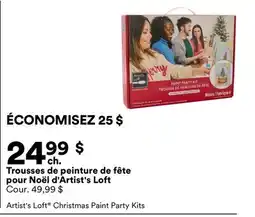 Michaels Trousses de peinture de fête pour Noël d'Artist's Loft offer