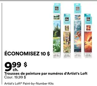 Michaels Trousses de peinture par numéros d'Artist's Loft offer