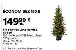 Michaels Pin d'entrée Luna illuminé de 5 pi offer