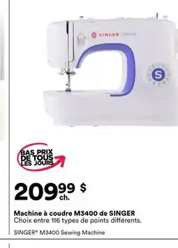 Michaels Machine à coudre M3400 de SINGER offer