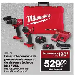 Patrick Morin Milwaukee M18 FUEL Drill/Driver and Impact Driver Combo Kit offer