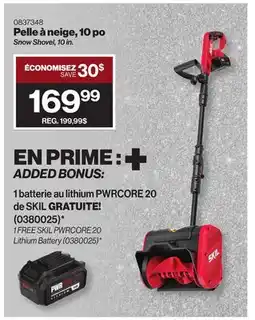 Patrick Morin SKIL Snow Shovel offer