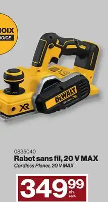 Patrick Morin Cordless Planer offer