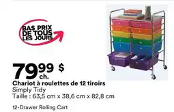 Michaels Chariot à roulettes de 12 tiroirs Simply Tidy offer