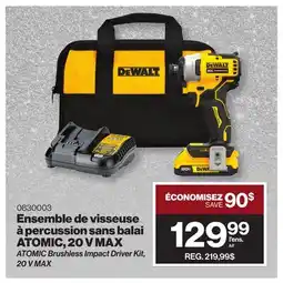 Patrick Morin ATOMIC Brushless Impact Driver Kit offer