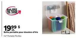 Michaels Boîte portable pour dossiers d'Iris offer