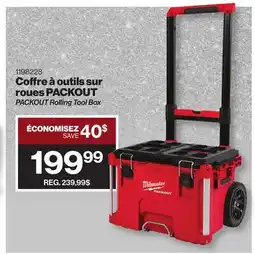Patrick Morin PACKOUT Rolling Tool Box offer