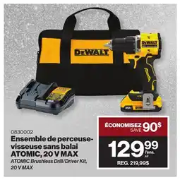 Patrick Morin ATOMIC Brushless Drill/Driver Kit offer