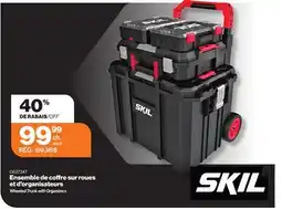 Patrick Morin Wheeled Tool Chest and Organizer Set, 4-piece offer