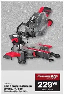 Patrick Morin Single-Bevel Mitre Saw offer