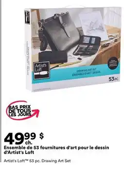Michaels Ensemble de 53 fournitures d'art pour le dessin d'Artist's Loft offer