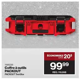 Patrick Morin PACKOUT Tool Box offer