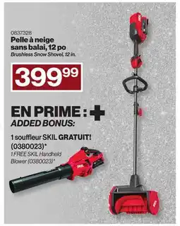 Patrick Morin SKIL Brushless Snow Shovel offer