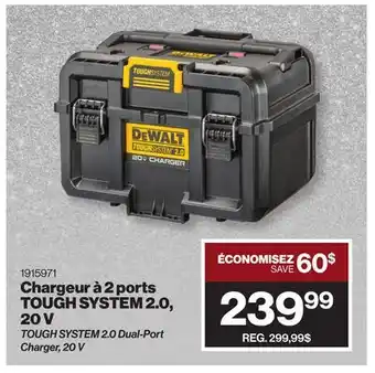 Patrick Morin TOUGH SYSTEM 2.0 Dual-Port Charger offer