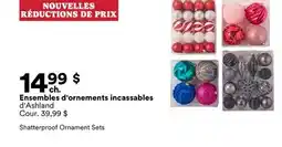 Michaels Ensembles d'ornements incassables d'Ashland offer