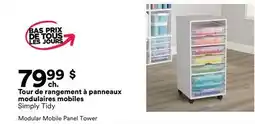 Michaels Tour de rangement à panneaux modulaires mobiles Simply Tidy offer