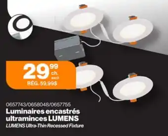 Patrick Morin Ultra-Thin Complete Led Recessed Fixture, Stak, 4/Pack, 10W, 3000K -Matte White offer