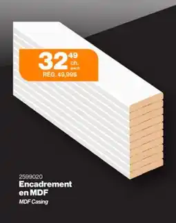 Patrick Morin Flat MDF Casing, Primed White, 1/2 in. x 2-1/2 in. x 7 ft., 10/Pack offer