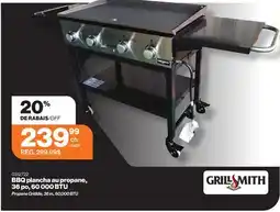 Patrick Morin Griddle barbecue, 4 burners, 60 000 BTU offer