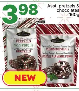 Rossy Asst. pretzels & chocolates offer