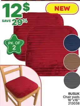 Rossy RUSUK Chair pads offer