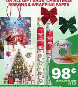 Rossy ALL GIFT BAGS, CHRISTMAS RIBBONS & WRAPPING PAPER offer
