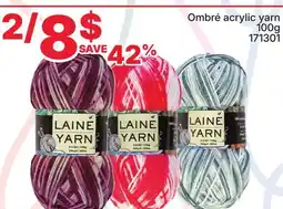 Rossy Ombré acrylic yarn offer