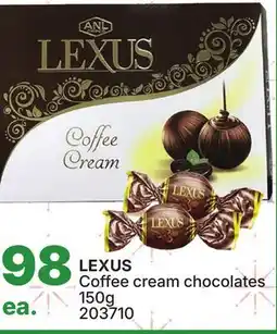 Rossy LEXUS Coffee cream chocolates offer