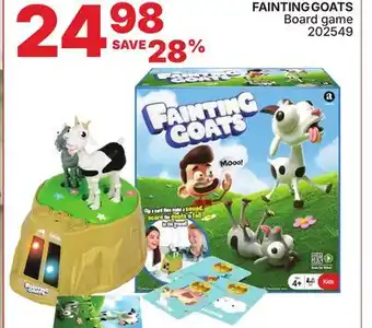 Rossy FAINTING GOATS Board game offer