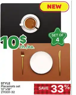 Rossy STYLE Placemats set offer