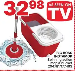 Rossy BIG BOSS INSTAMOP Spinning action mop & bucket offer
