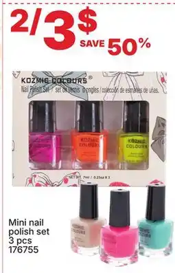 Rossy Mini nail polish set offer