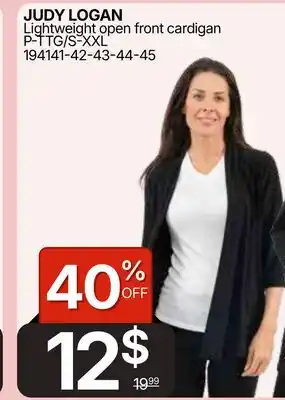 Rossy JUDY LOGAN Lightweight open front cardigan offer