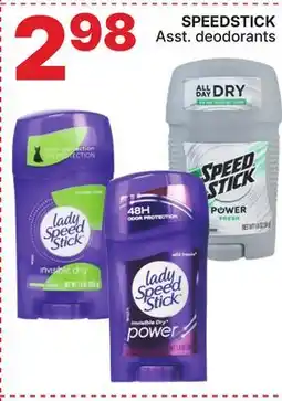 Rossy SPEEDSTICK Asst. deodorants offer