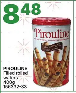Rossy PIROULINE Filled rolled wafers offer