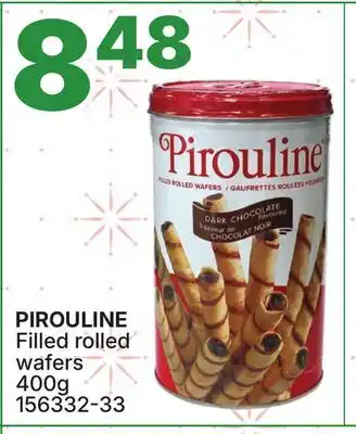 Rossy PIROULINE Filled rolled wafers offer